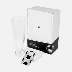 Set de Vaso y Destapador Soccer